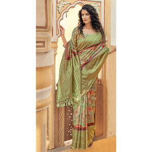 green-party-wear-digital-print-art-silk-saree-with-tassels-137968