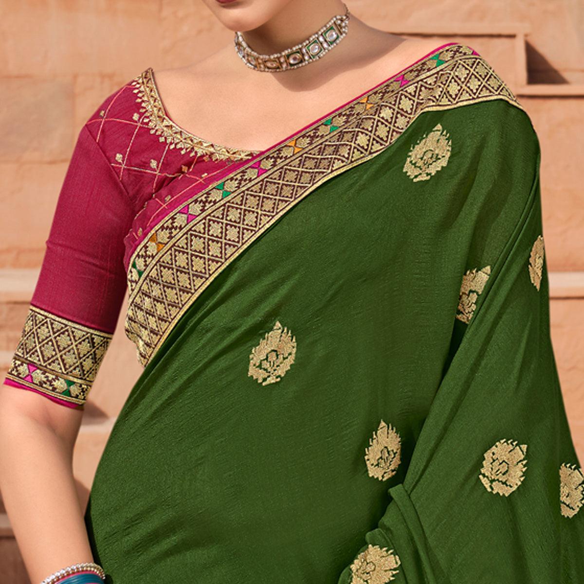 green-party-wear-embroidered-art-silk-saree-138022