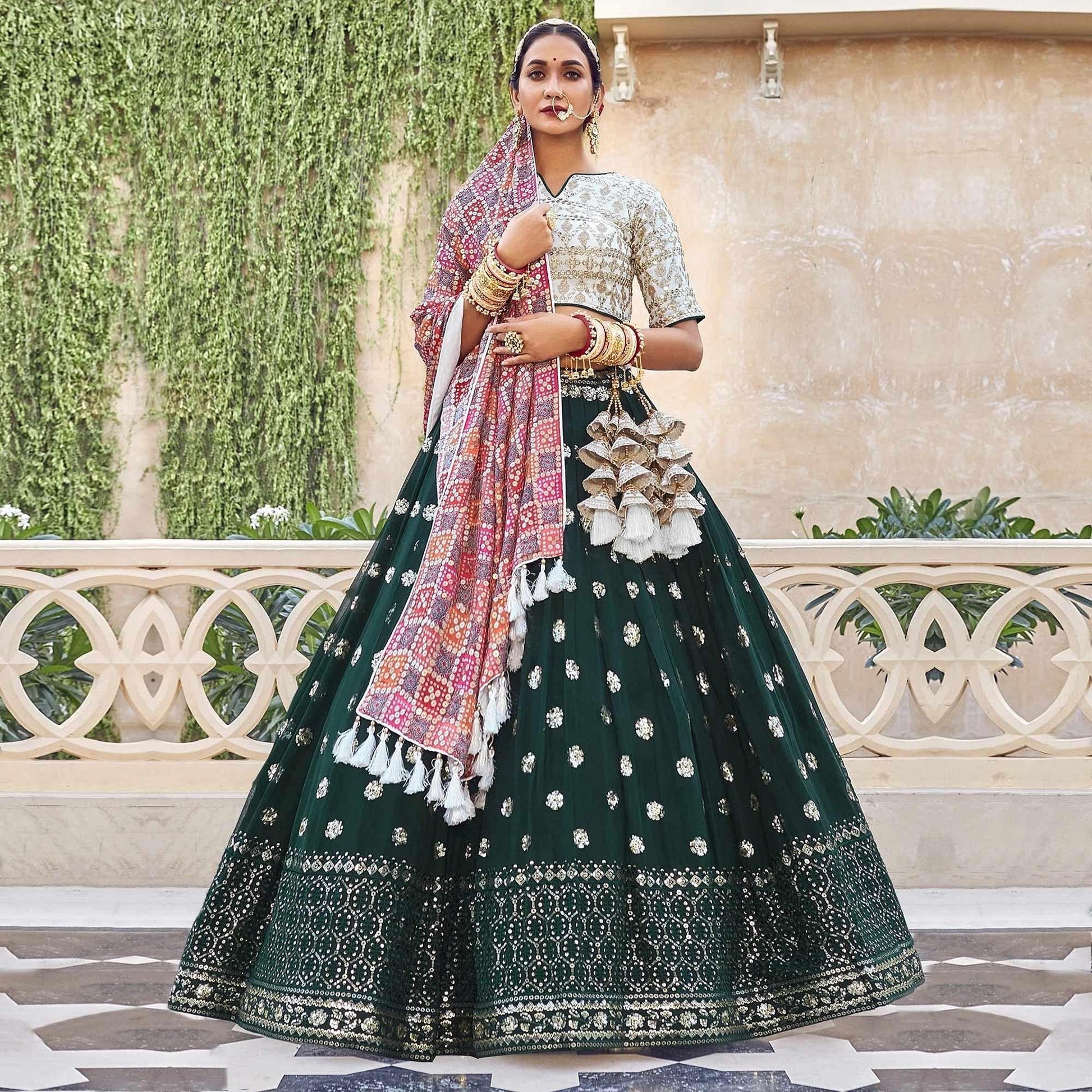green-party-wear-embroidered-georgette-lehenga-choli-141187