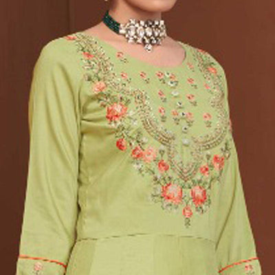 green-party-wear-embroidered-muslin-cotton-silk-gown-138122