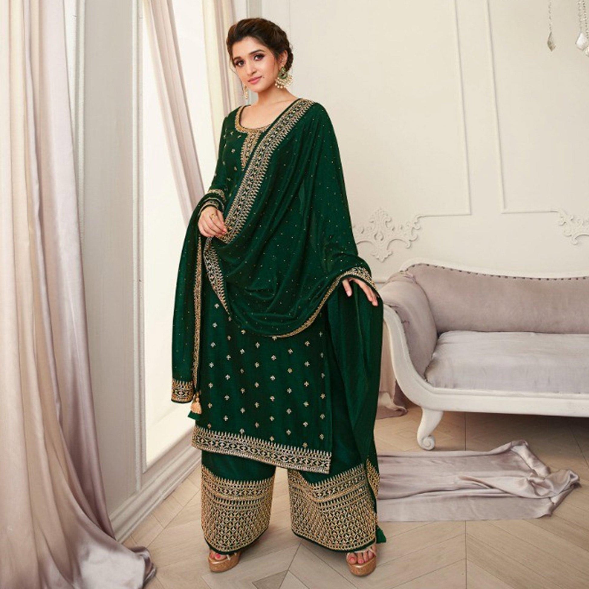 green-party-wear-embroidered-silk-georgette-palazzo-suit-138079