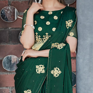 green-festive-wear-embroidered-silk-georgette-saree-121759