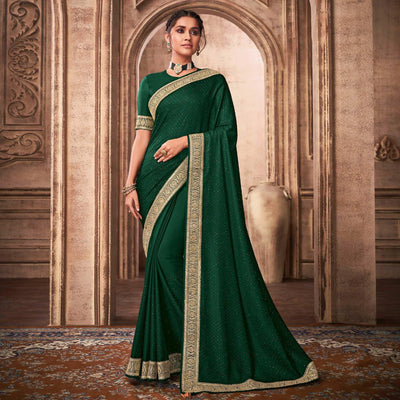 green-party-wear-embroidery-with-sequence-work-satin-silk-saree-138500
