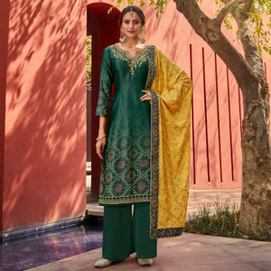 green-festive-wear-floral-embroidery-with-digital-printed-jam-satin-palazzo-suit-123056