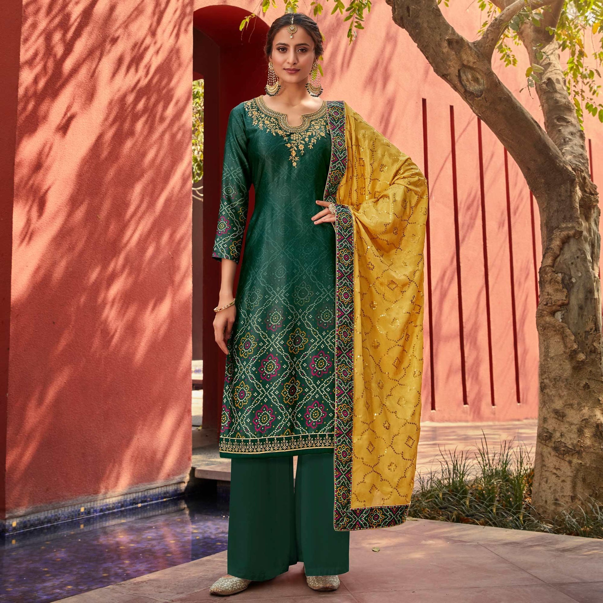 green-festive-wear-floral-embroidery-with-digital-printed-jam-satin-palazzo-suit-123056