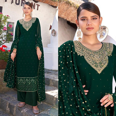 green-party-wear-heavy-embroidered-georgette-suit-140993