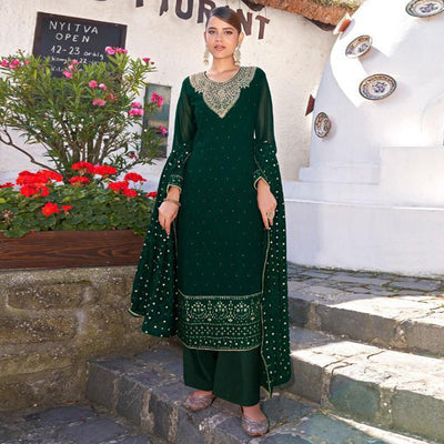 green-party-wear-heavy-embroidered-georgette-suit-140993