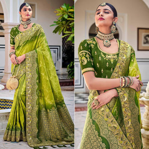 green-party-wear-woven-embroidered-silk-saree-138300