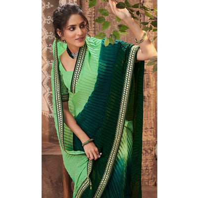 green-partywear-crushed-chiffon-saree-with-fancy-lace-139126