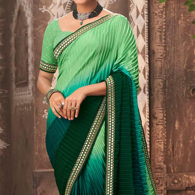green-partywear-crushed-chiffon-saree-with-fancy-lace-139126
