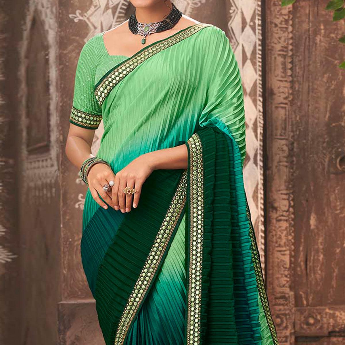 green-partywear-crushed-chiffon-saree-with-fancy-lace-139126