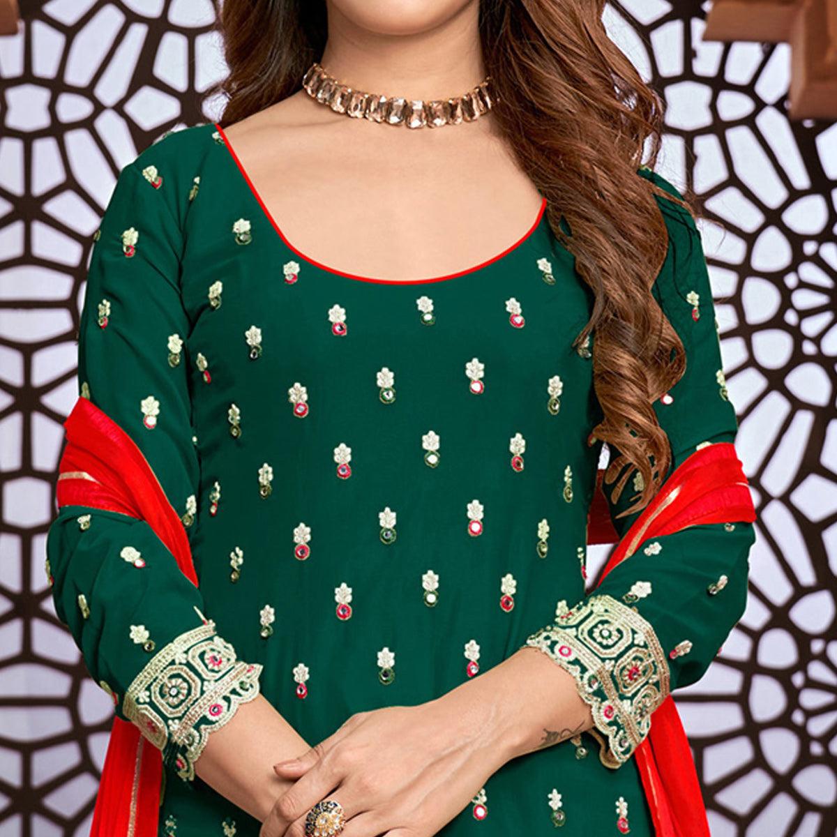 green-partywear-designer-embroidered-faux-georgette-patiyala-suit-129301