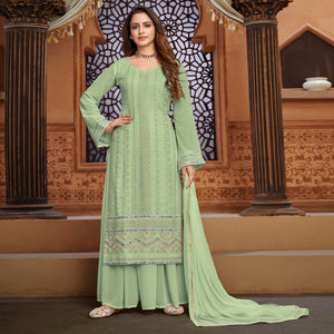 green-partywear-designer-embroidered-heavy-faux-georgette-palazzo-suit-129296