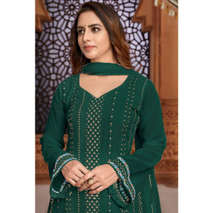 green-partywear-designer-embroidered-heavy-faux-georgette-palazzo-suit-129295