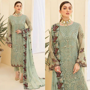 green-partywear-embroidered-embellished-georgette-pakistani-suit-138886