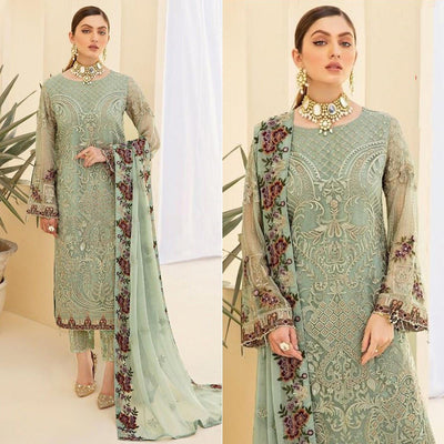 green-partywear-embroidered-embellished-georgette-pakistani-suit-138886