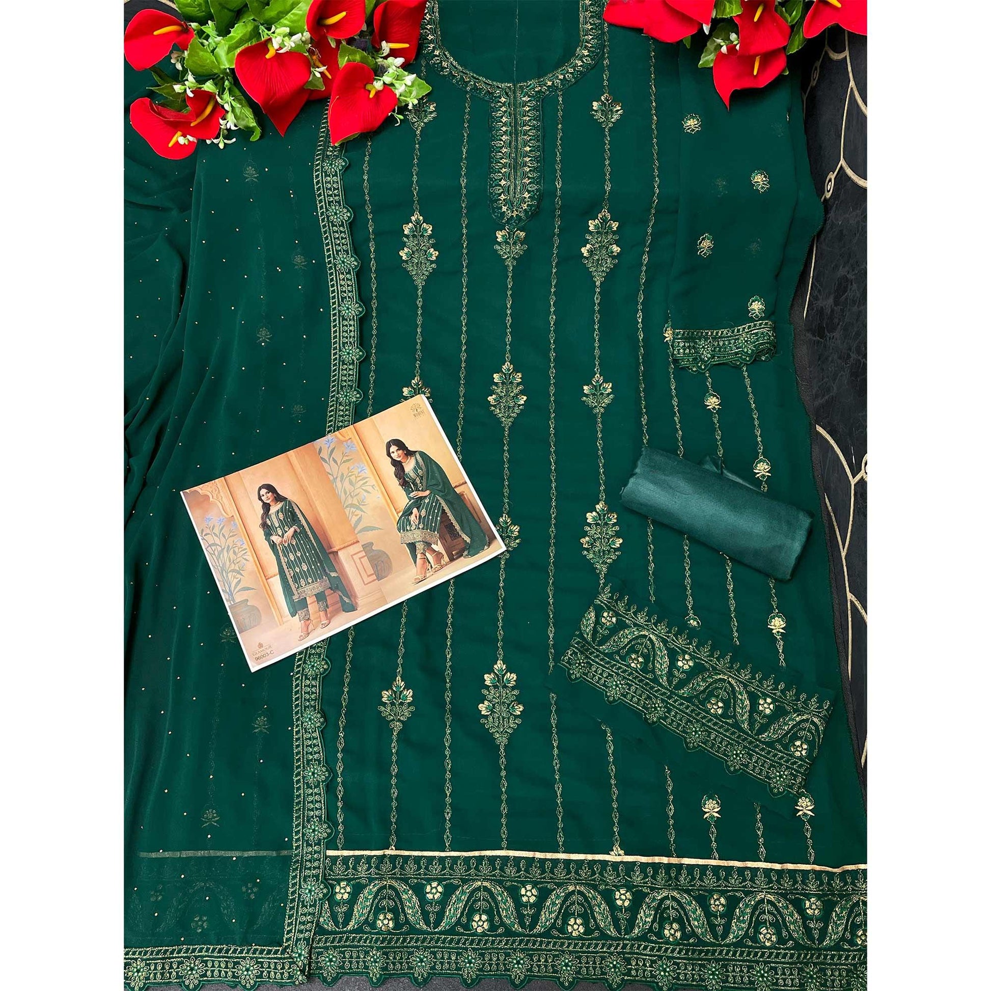 green-partywear-embroidered-sequence-work-faux-georgette-salwar-suit-127879