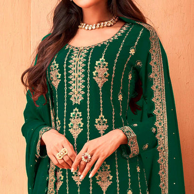 green-partywear-embroidered-sequence-work-faux-georgette-salwar-suit-127879