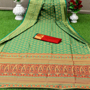 green-partywear-embroidered-banarasi-art-silk-saree-108369