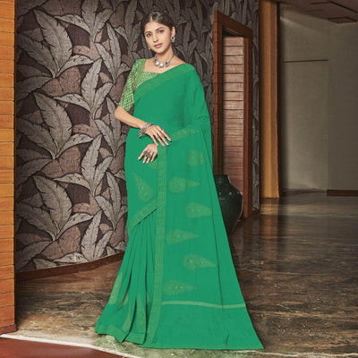 green-partywear-embroidered-chiffon-saree-131334