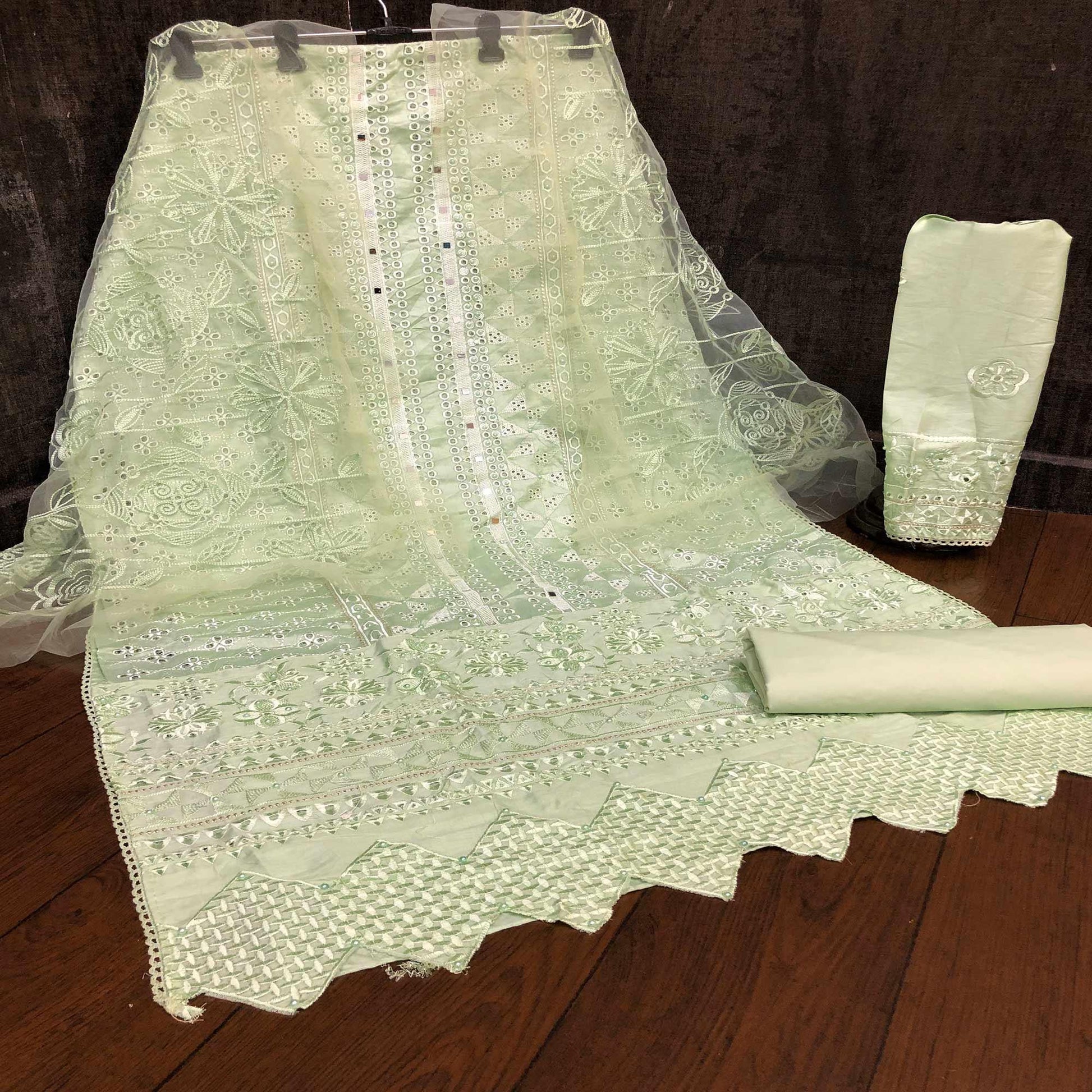 green-festive-wear-glaze-cotton-pakistani-straight-salwar-suit-107936