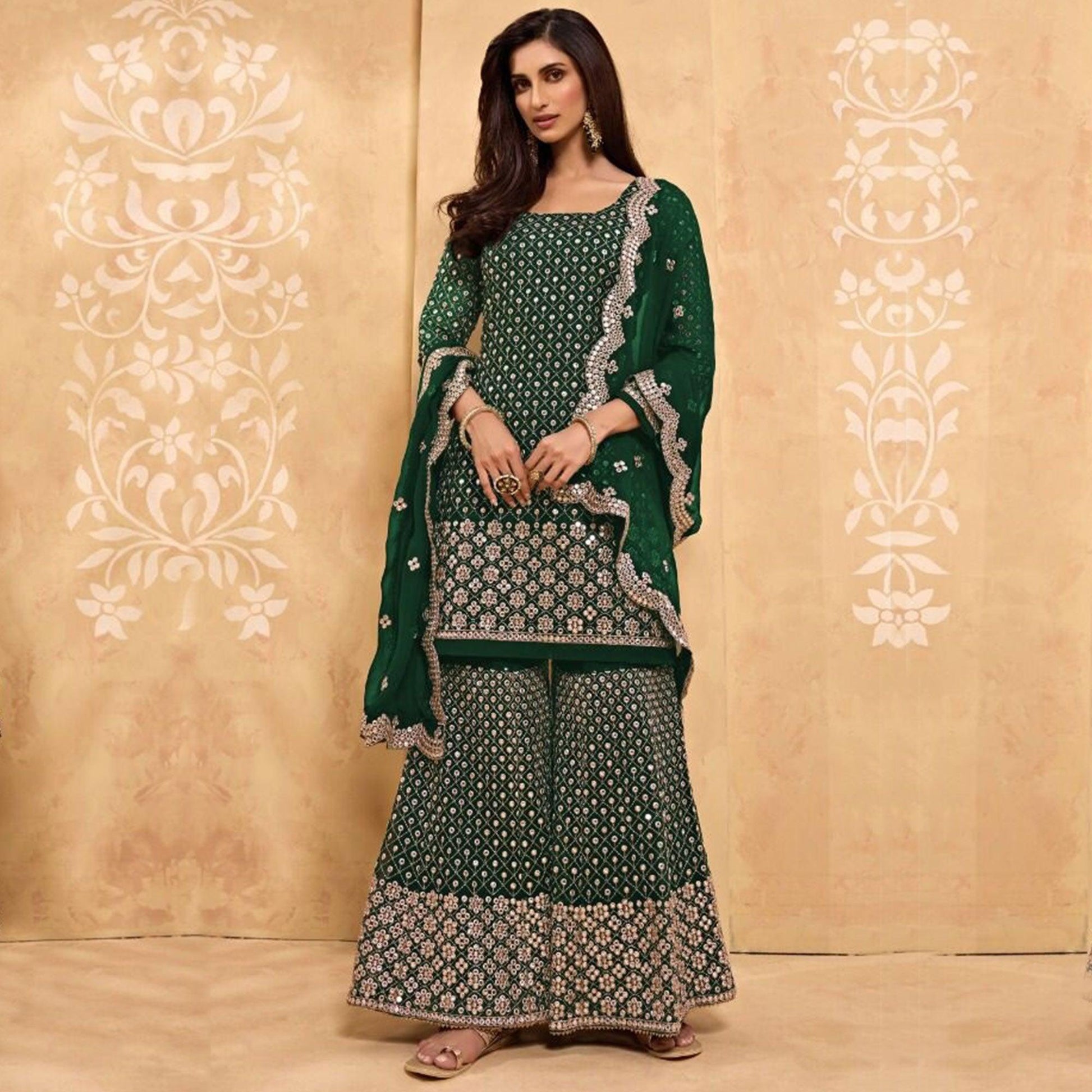 green-partywear-embroidered-faux-georgette-palazzo-suit-132644