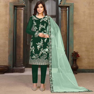 green-partywear-embroidered-faux-georgette-salwar-suit-127891