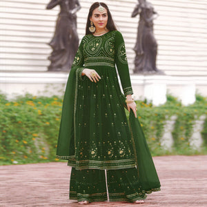 green-partywear-embroidered-faux-georgette-salwar-suit-127895