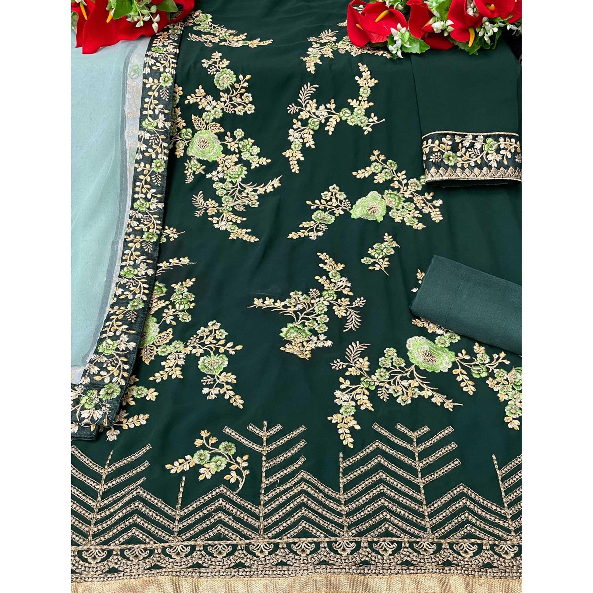 green-partywear-embroidered-faux-georgette-salwar-suit-127891