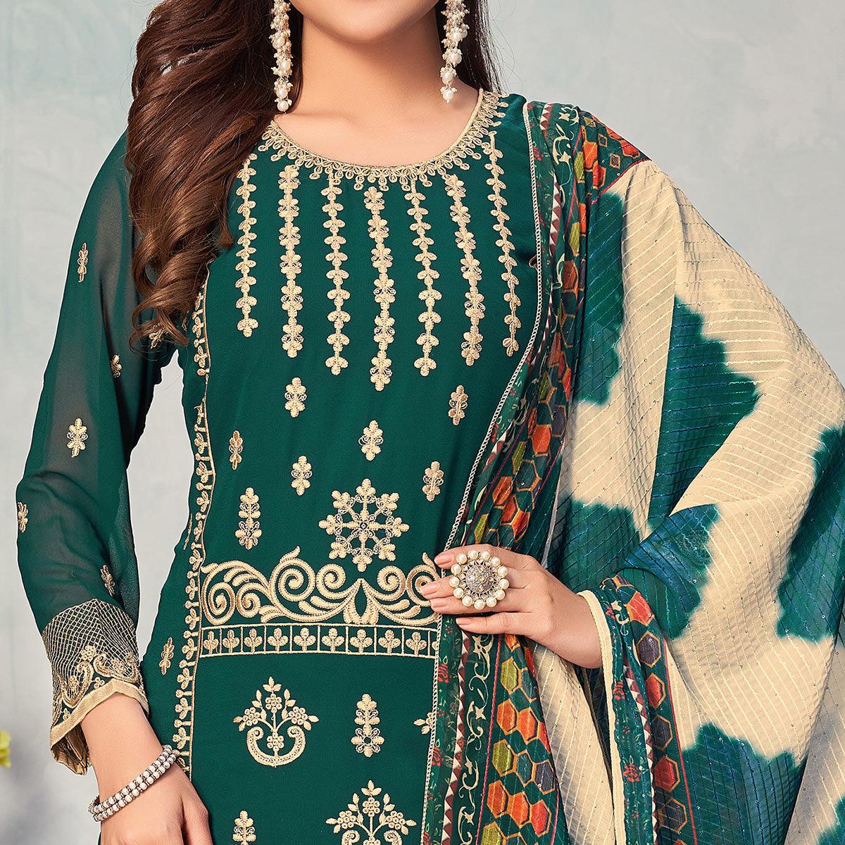 green-partywear-embroidered-faux-georgette-salwar-suit-136967