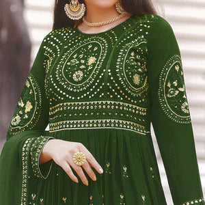 green-partywear-embroidered-faux-georgette-salwar-suit-127895
