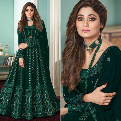 green-partywear-embroidered-georgette-gown