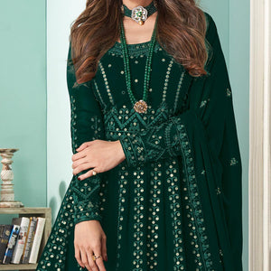 green-partywear-embroidered-georgette-gown
