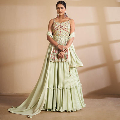 green-partywear-embroidered-georgette-sharara-suit-141613