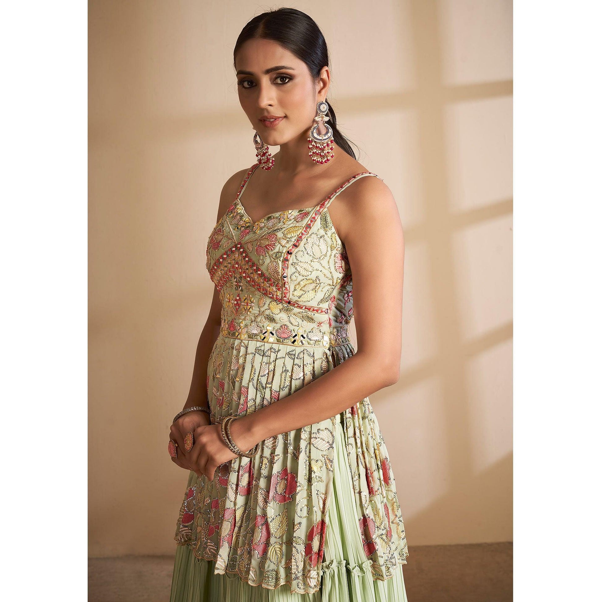 green-partywear-embroidered-georgette-sharara-suit-141613