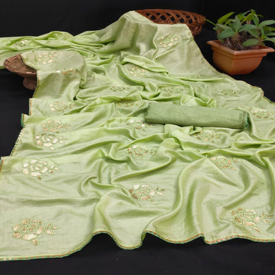 green-partywear-embroidered-gotta-work-dola-silk-saree-130330