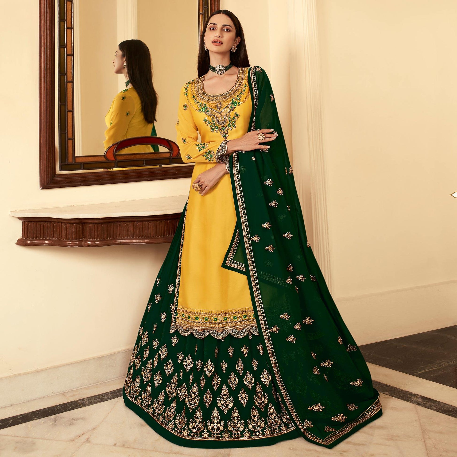 green-partywear-embroidered-heavy-faux-georgette-lehenga-choli-131152