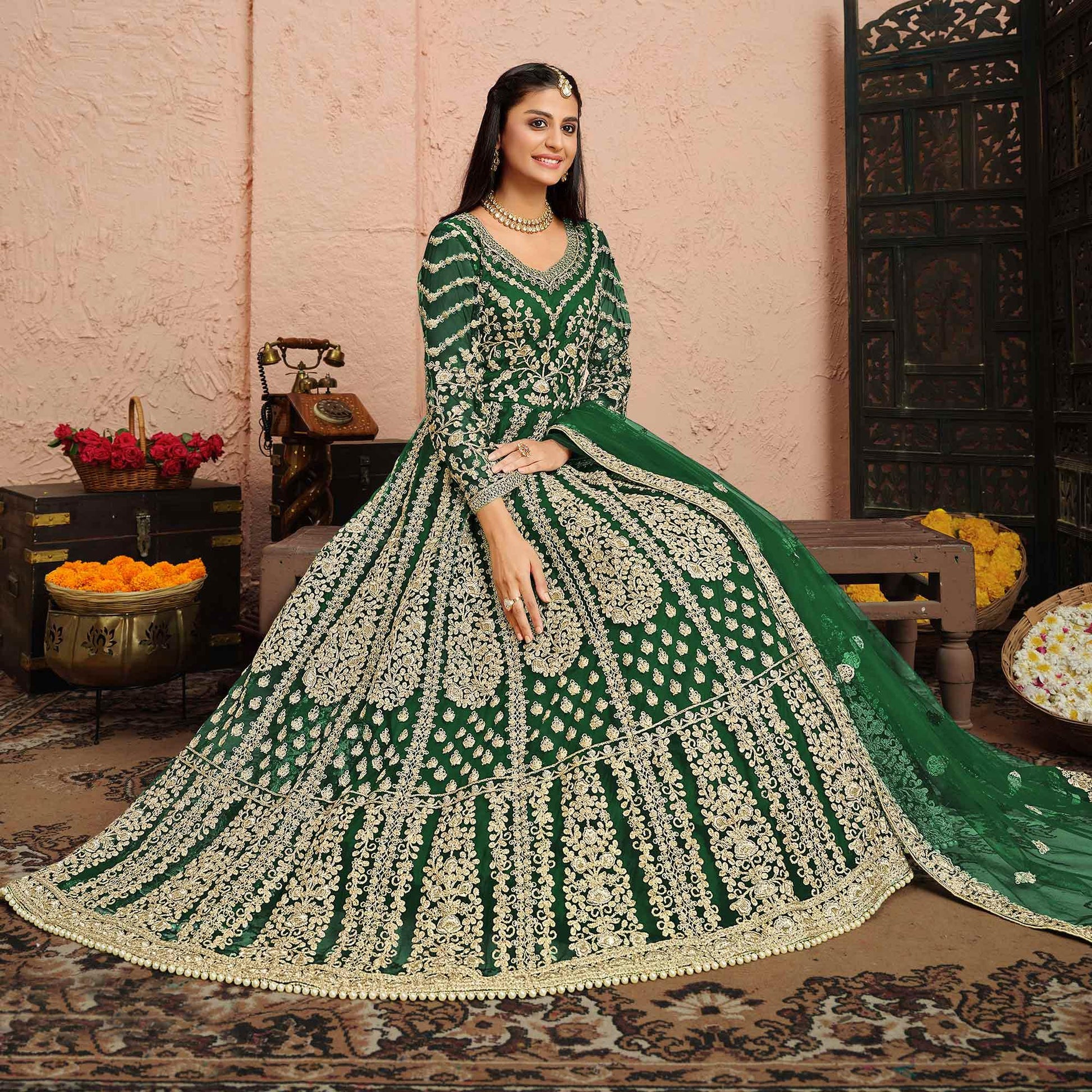 green-partywear-embroidered-net-anarkali-suit-135406