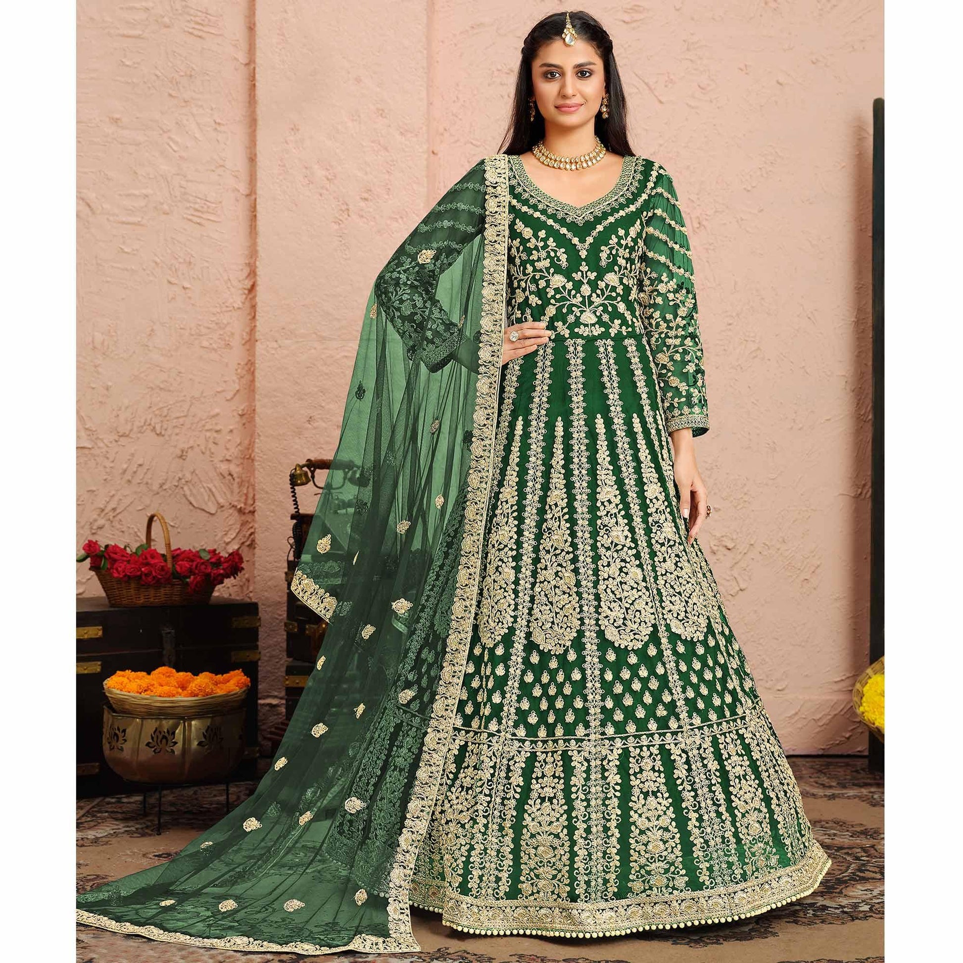 green-partywear-embroidered-net-anarkali-suit-135406