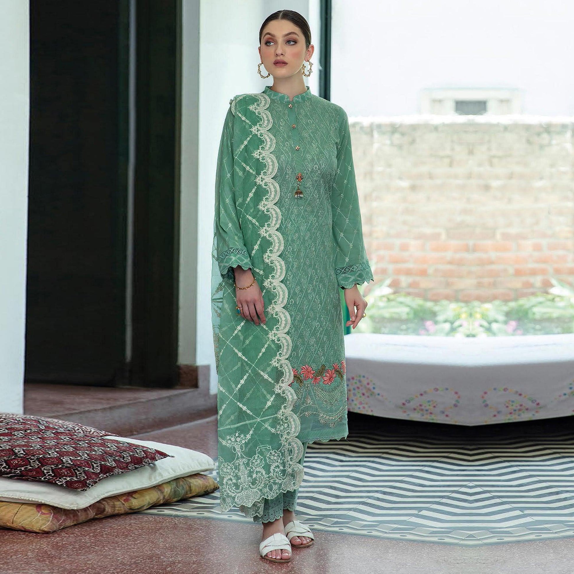 green-partywear-embroidered-pure-jam-cotton-pakistani-suit-120459