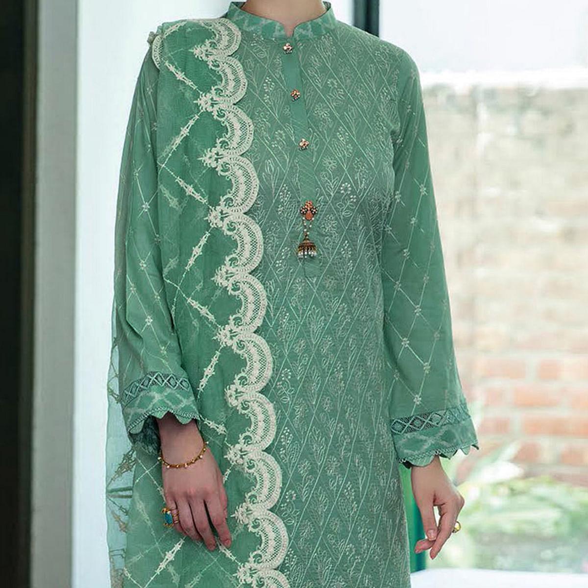 green-partywear-embroidered-pure-jam-cotton-pakistani-suit-120459