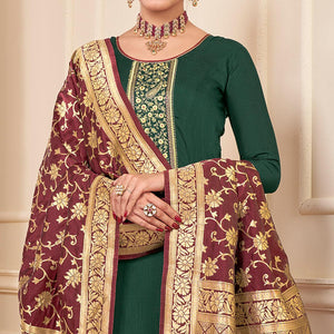 green-partywear-embroidered-rayon-palazzo-suit-129587