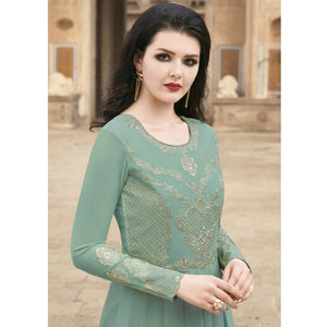 green-partywear-embroidered-soft-georgette-suit-129801