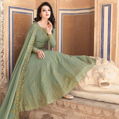 green-partywear-embroidered-soft-georgette-suit-129806