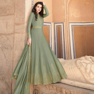 green-partywear-embroidered-soft-georgette-suit-129806