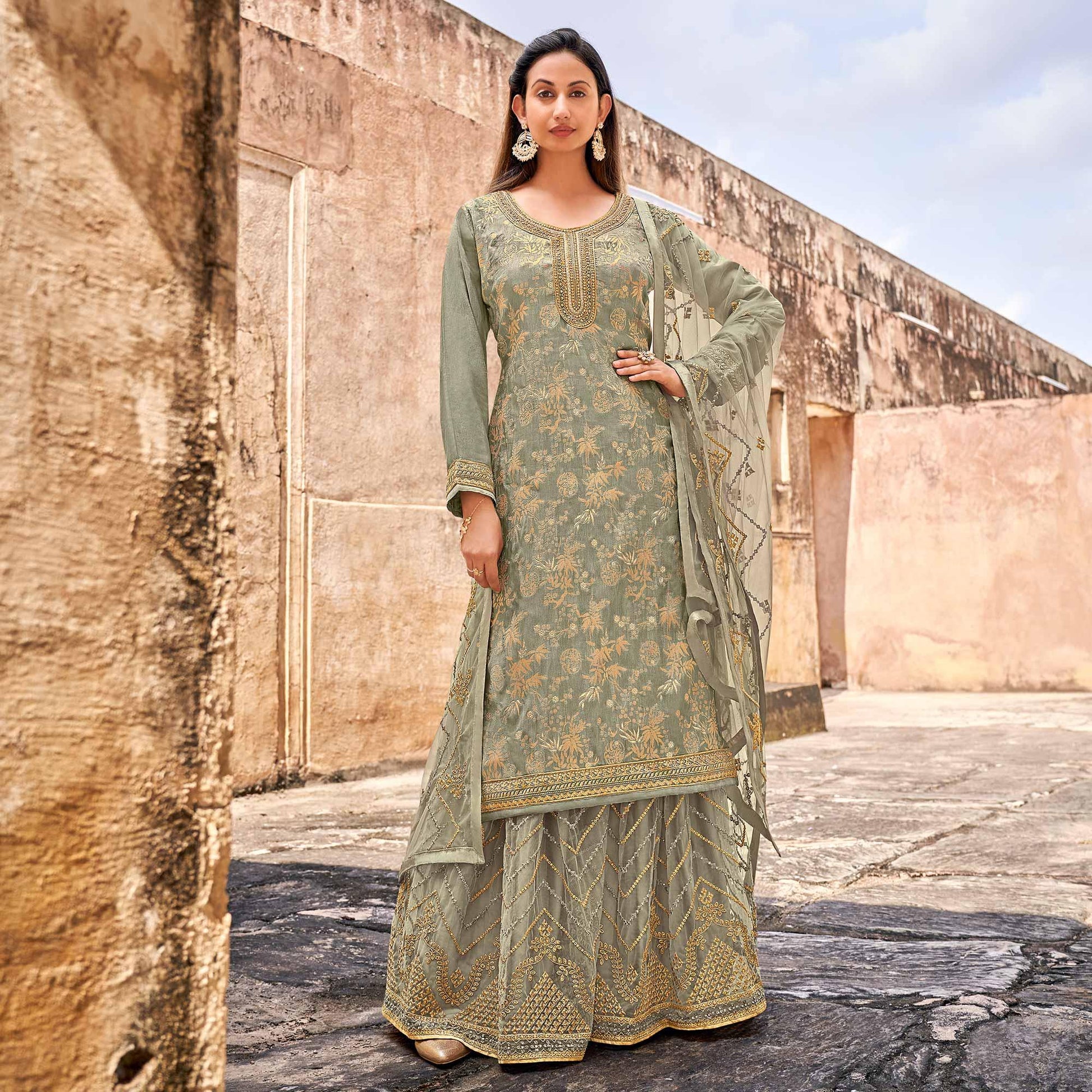 green-partywear-embroidered-with-stone-work-dola-jacquard-palazzo-suit-128689
