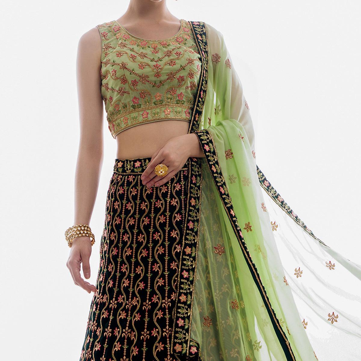 green-partywear-floral-embroidered-georgette-lehenga-choli-139087