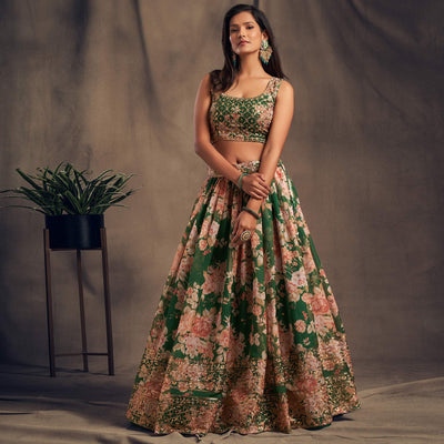 green-partywear-floral-print-with-sequin-zari-embroidered-organza-lehenga-choli-125118