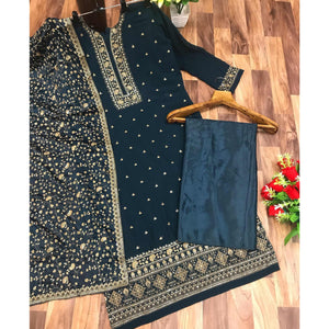 green-partywear-floral-sequins-embroidery-georgette-palazzo-suit-120726