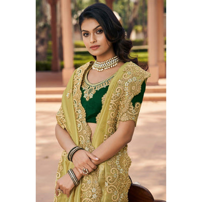 green-partywear-gold-coating-embroidered-silk-saree-121220